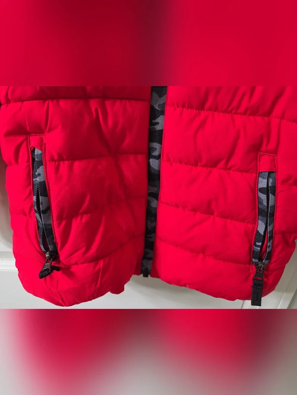 Gerry Kids Hooded Puffer Jacket - 4T Red